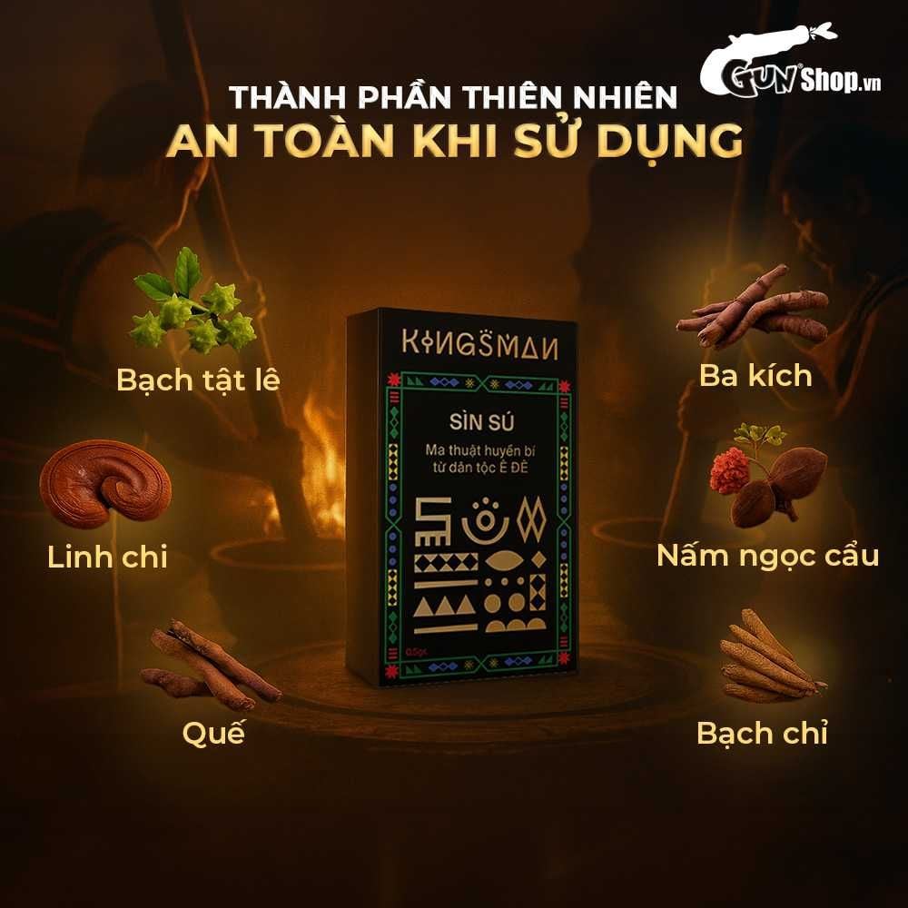 Bột sìn sú Kingsman kéo dài thời gian - Gói 0.5gr