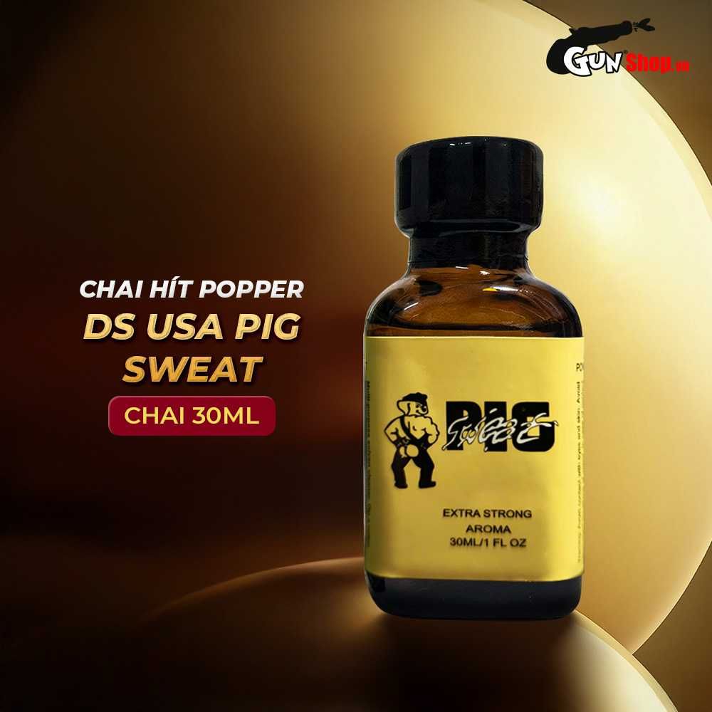 Chai hít tăng khoái cảm Popper DS USA Pig Sweat - Chai 30ml