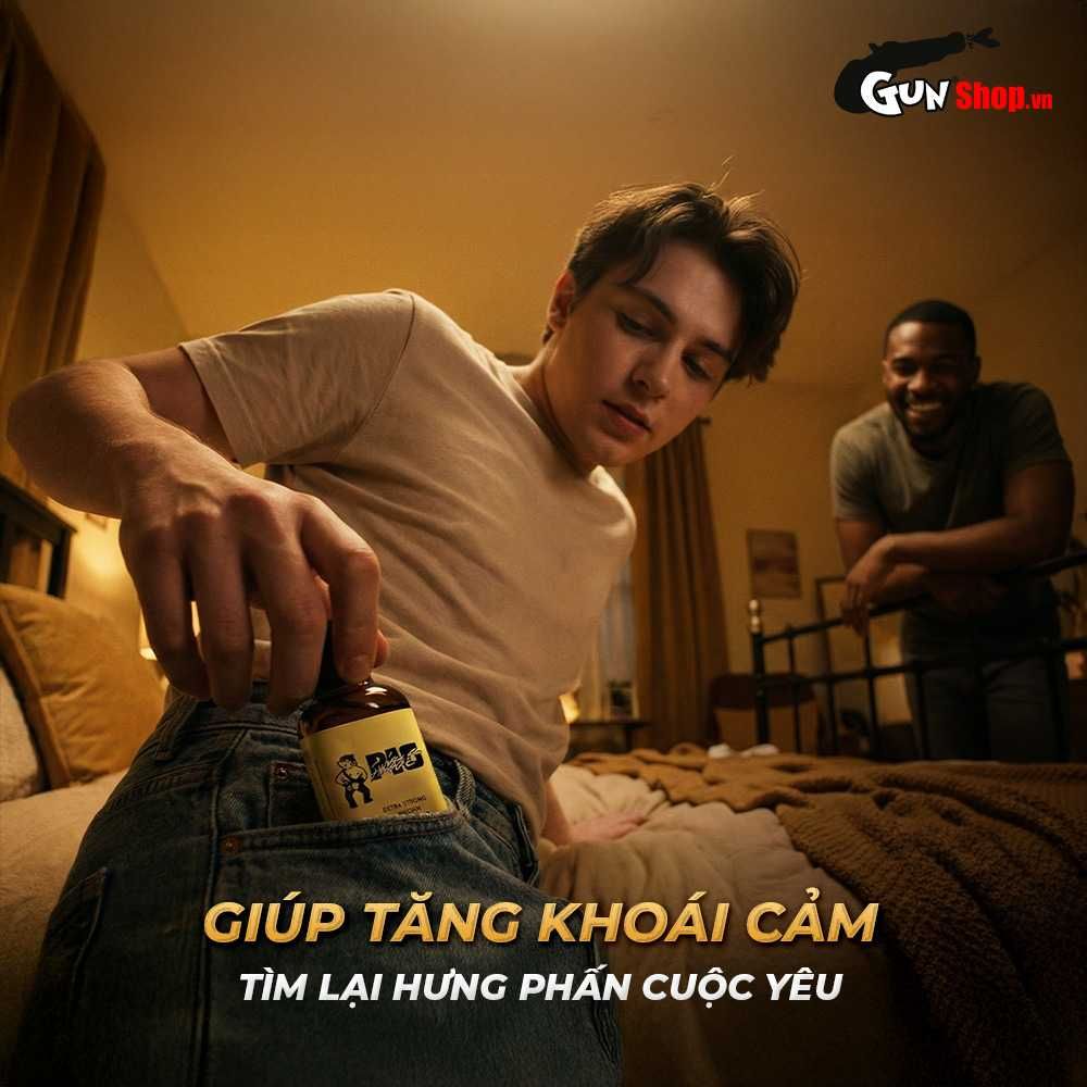 Chai hít tăng khoái cảm Popper DS USA Pig Sweat - Chai 30ml