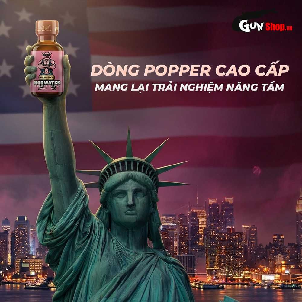 Chai hít tăng khoái cảm Popper DS USA Golden Cock Hog Water - Chai 30ml