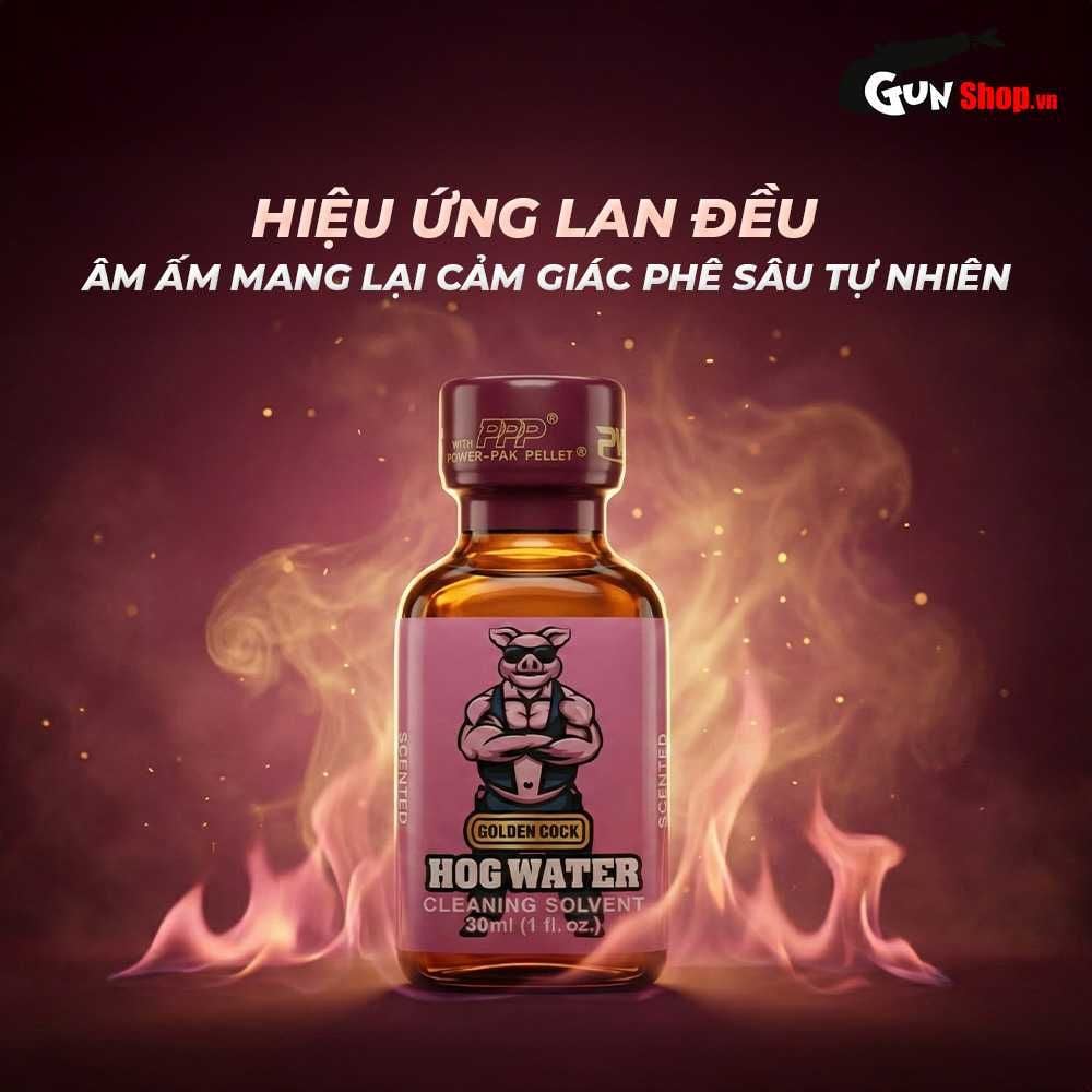 Chai hít tăng khoái cảm Popper DS USA Golden Cock Hog Water - Chai 30ml
