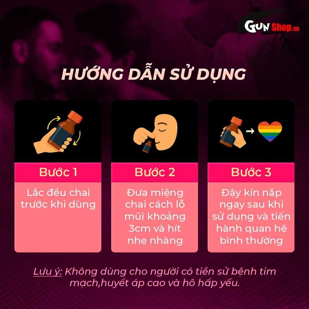 Chai hít tăng khoái cảm Popper DS USA Golden Cock Hog Water - Chai 30ml