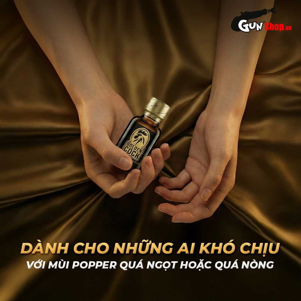 Chai hít tăng khoái cảm Popper DS USA Golden Cock Original - Chai 30ml