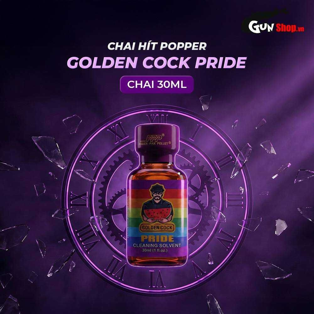 Chai hít tăng khoái cảm Popper DS USA Golden Cock Pride - Chai 30ml