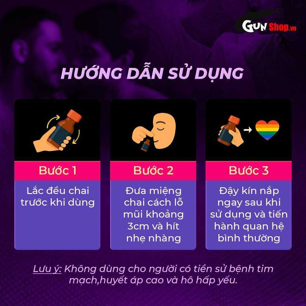 Chai hít tăng khoái cảm Popper DS USA Golden Cock Pride - Chai 30ml