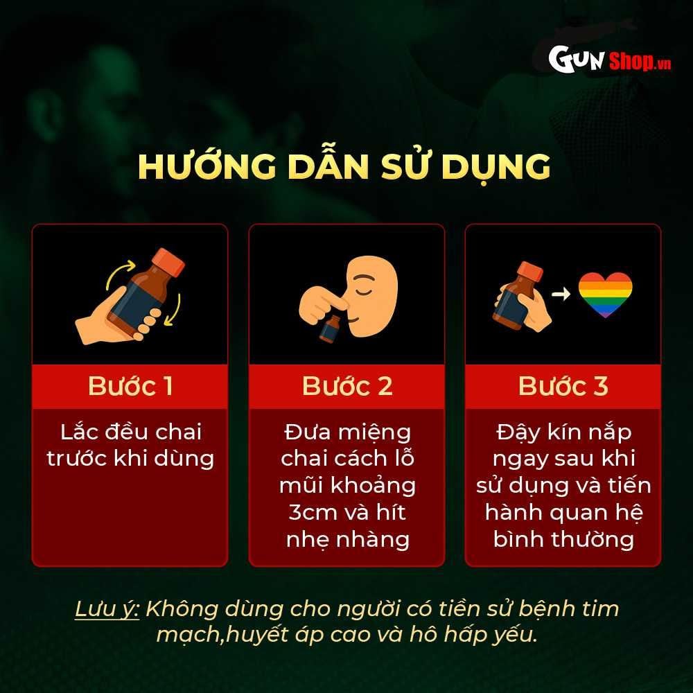 Chai hít tăng khoái cảm Popper DS USA Ram Original - Chai 30ml