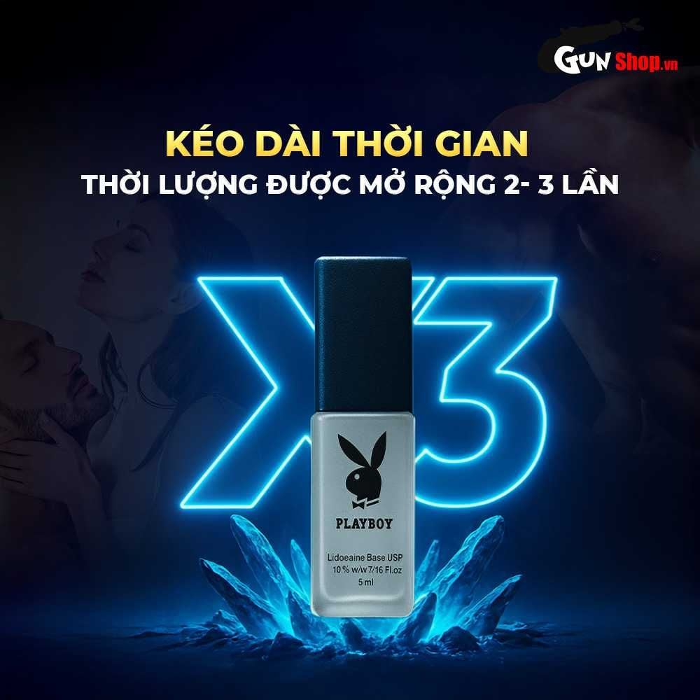 Chai xịt Playboy kéo dài thời gian - Chai 5ml