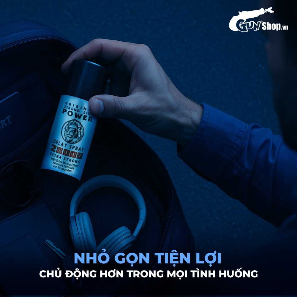 Chai xịt Power Strong Lion 28000 kéo dài thời gian - Chai 45ml