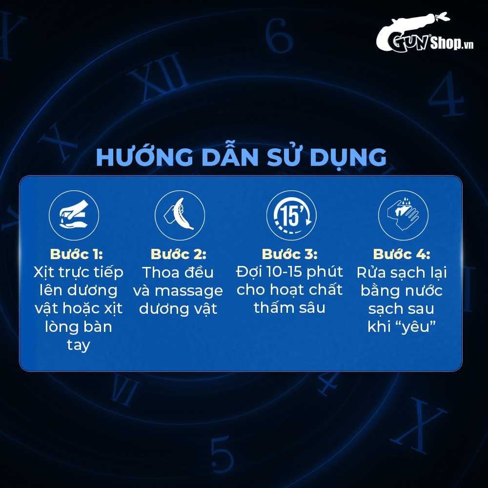 Chai xịt Power Strong Lion 28000 kéo dài thời gian - Chai 45ml