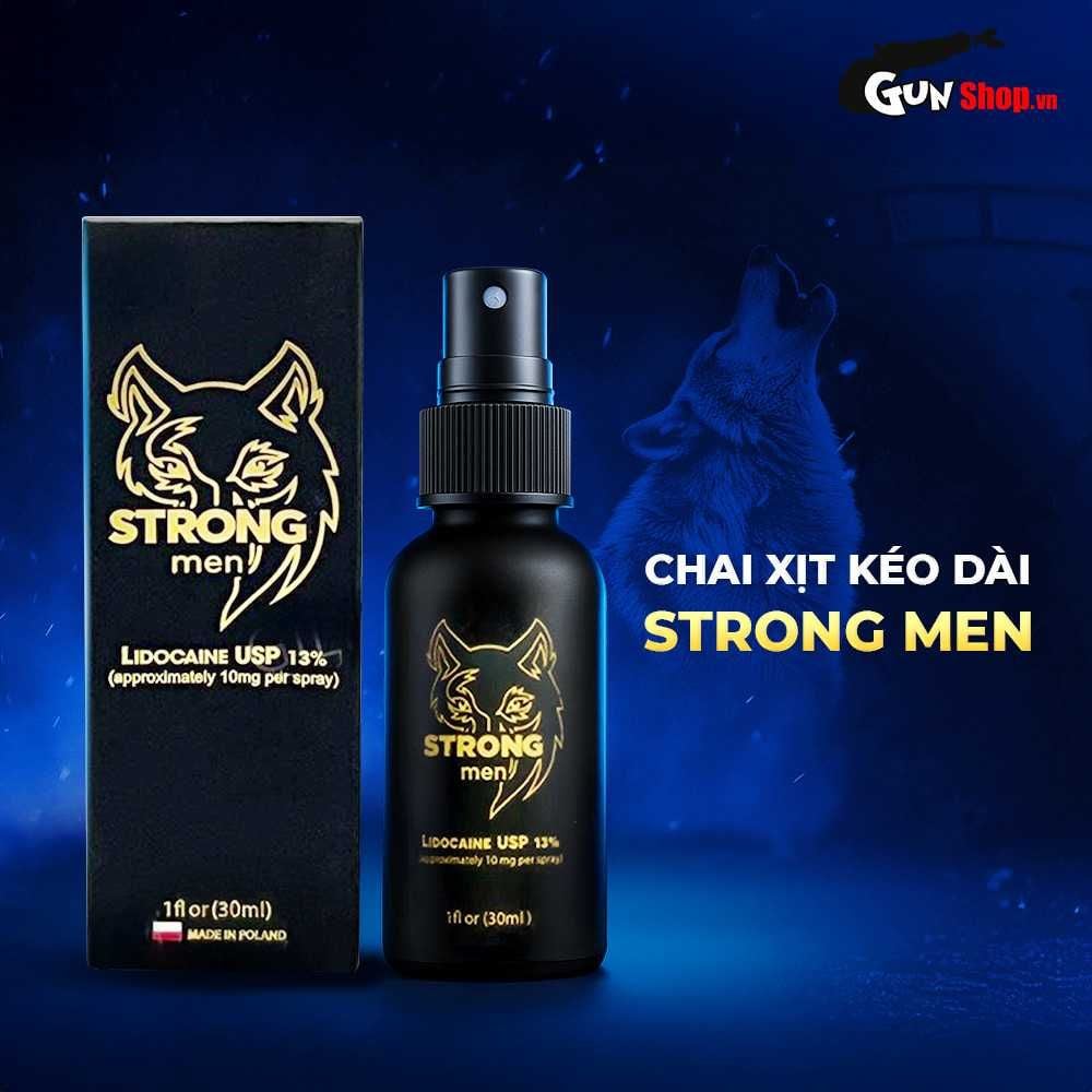 Chai xịt Strong men kéo dài thời gian - Chai 30ml
