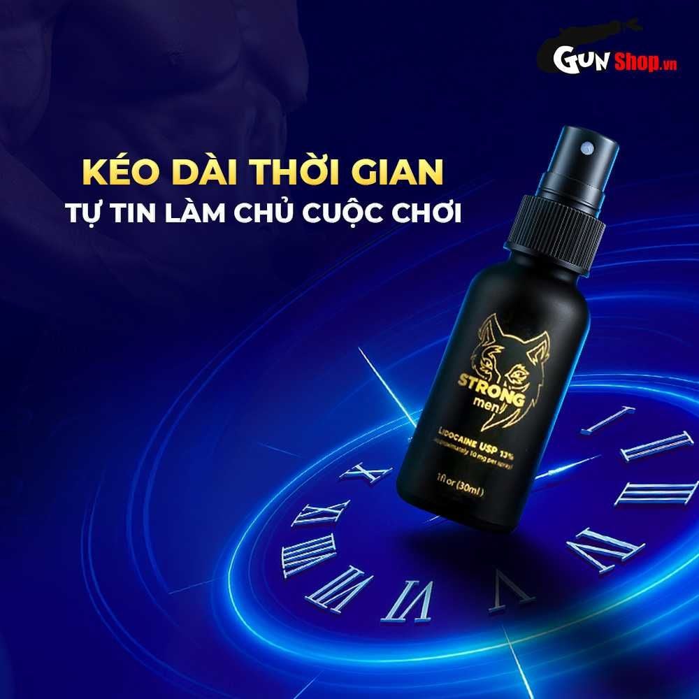 Chai xịt Strong men kéo dài thời gian - Chai 30ml