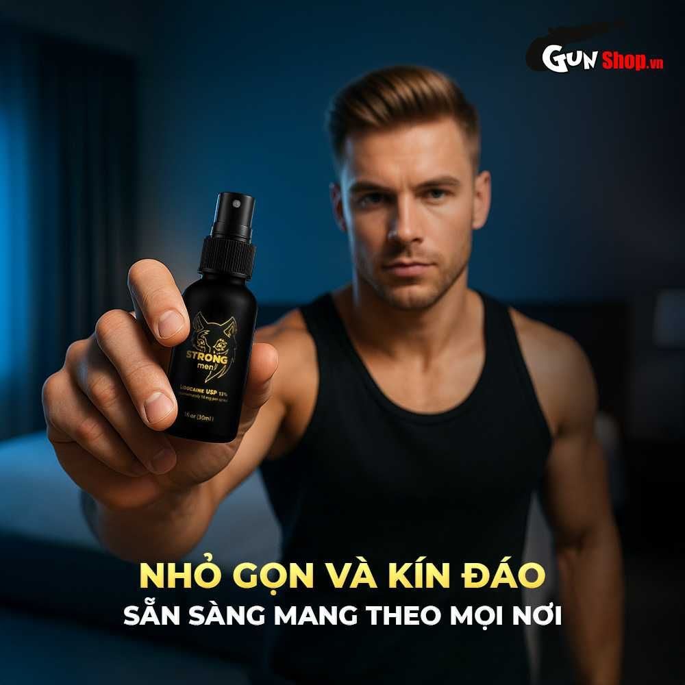 Chai xịt Strong men kéo dài thời gian - Chai 30ml