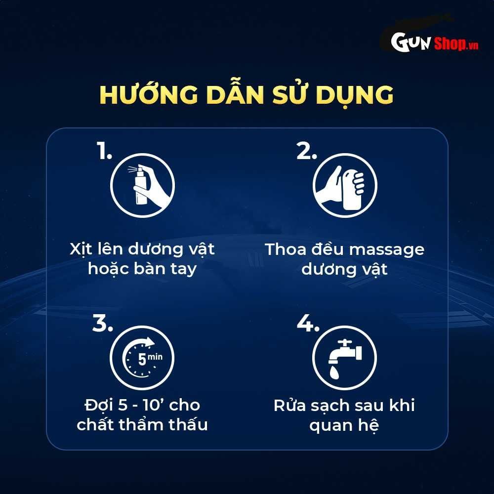 Chai xịt Strong men kéo dài thời gian - Chai 30ml