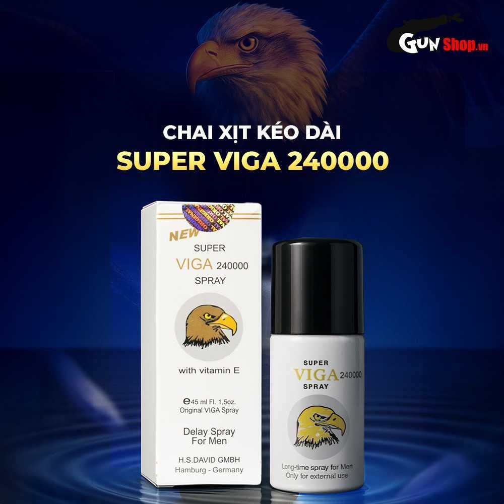 Chai xịt Super Viga 240000 kéo dài thời gian - Chai 45ml