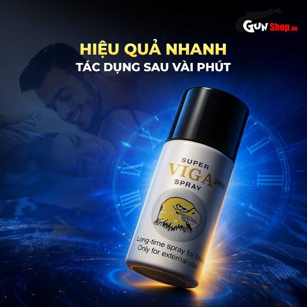 Chai xịt Super Viga 240000 kéo dài thời gian - Chai 45ml