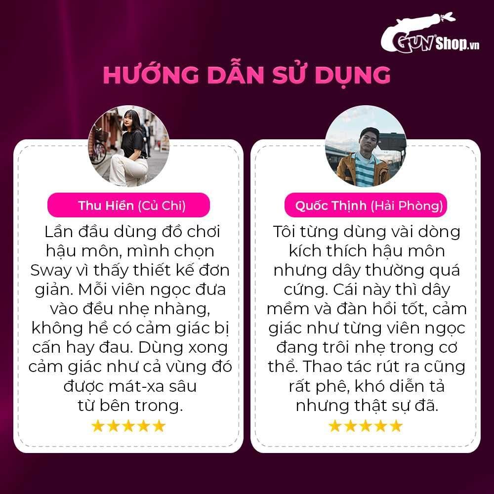 Chuỗi ngọc trai kích thích hậu môn Shelly Play Sway