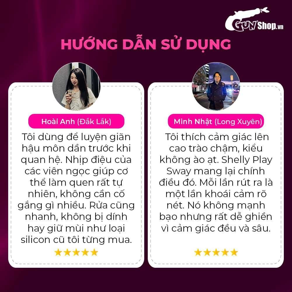 Chuỗi ngọc trai kích thích hậu môn Shelly Play Sway