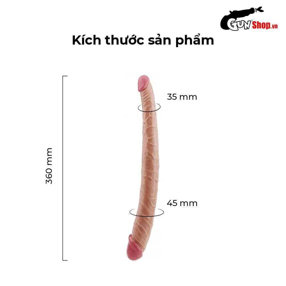 Dương vật giả 2 đầu Lovetoy