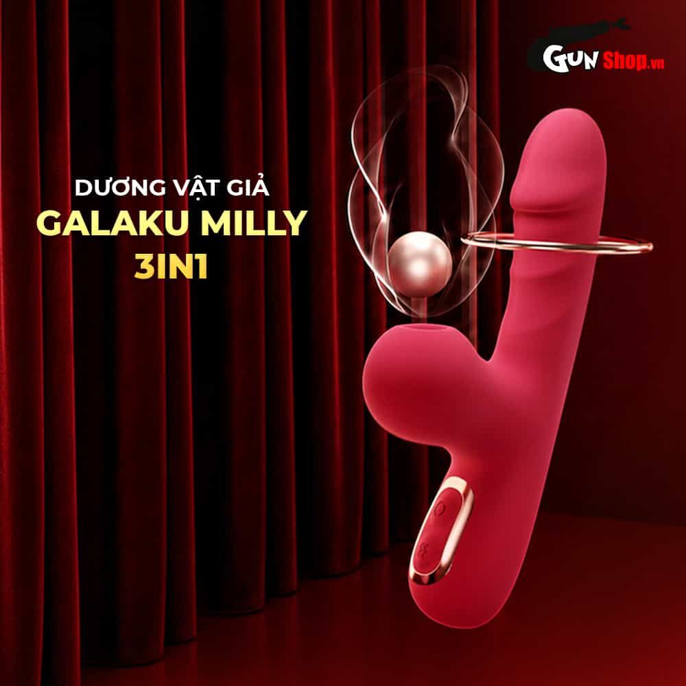 Dương vật giả mini Galaku Milly 3in1