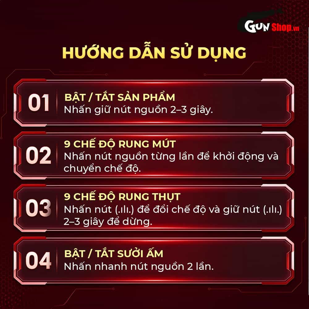 Dương vật giả đa năng Galaku Milove-Max