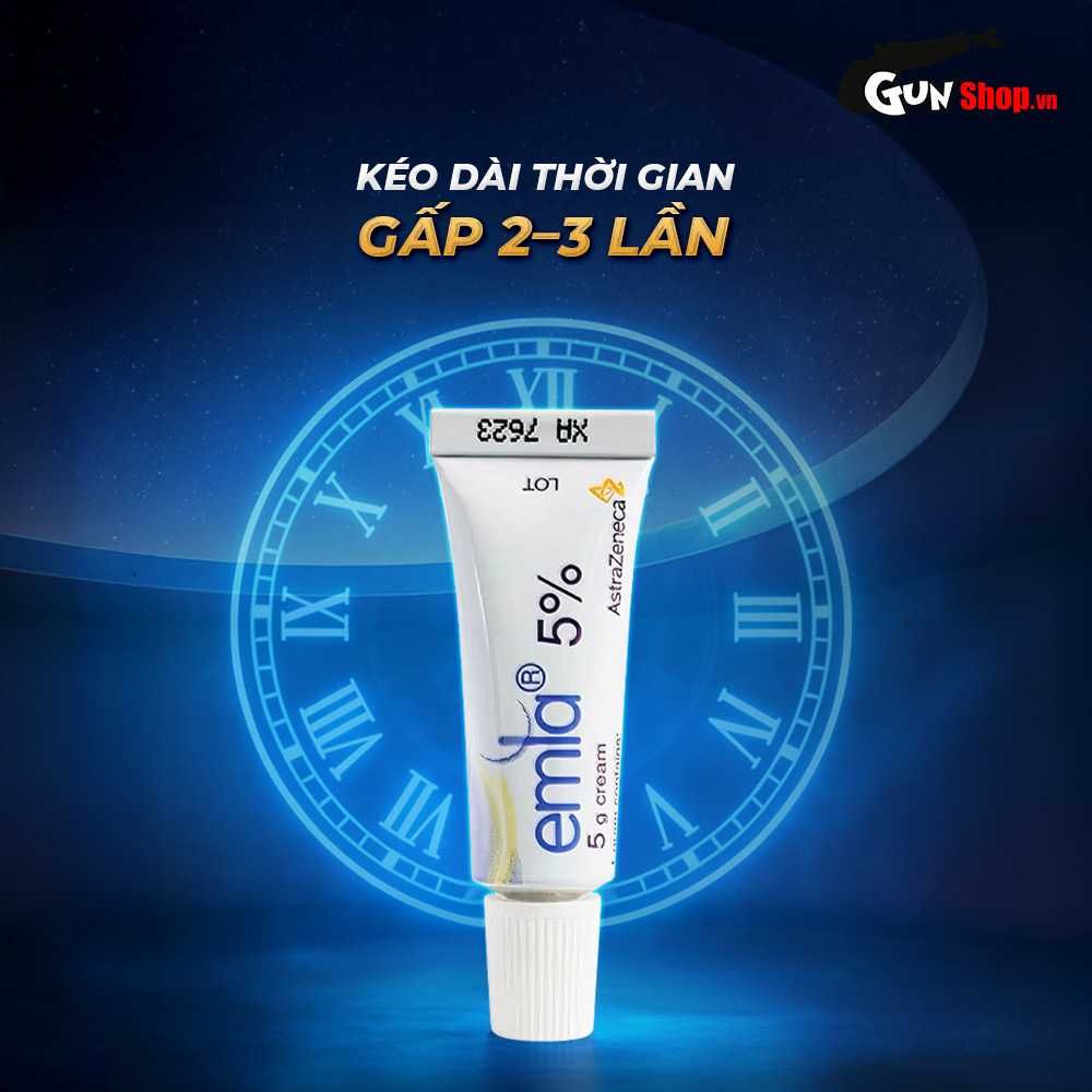 Gel bôi Emla Cream 5% - Chống xuất tinh sớm - Chai 5gr