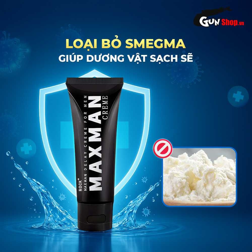 Gel bôi tăng kích thước, hỗ trợ kéo dài thời gian Maxman Xanh - Chai 60ml