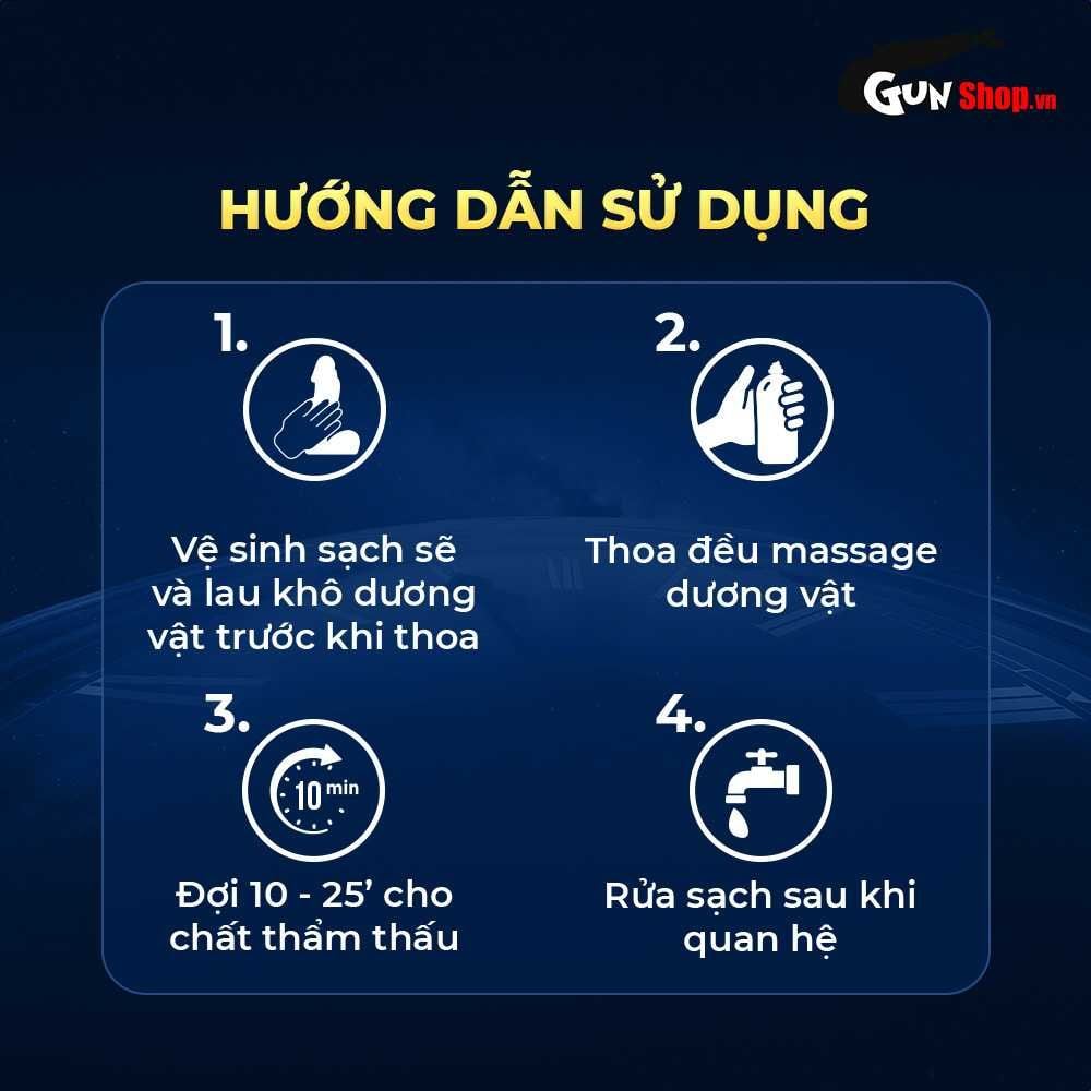 Gel bôi tăng kích thước, hỗ trợ kéo dài thời gian Maxman Xanh - Chai 60ml