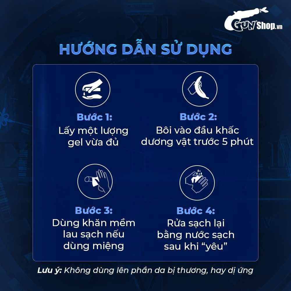 Gel bôi Powgaman chống xuất tinh sớm - Chai 10gr