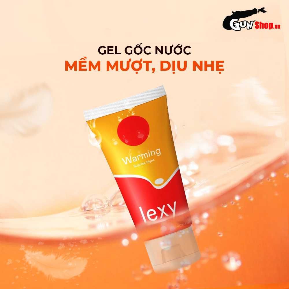 Gel bôi trơn ấm nóng Lexy Warming - Chai 50ml
