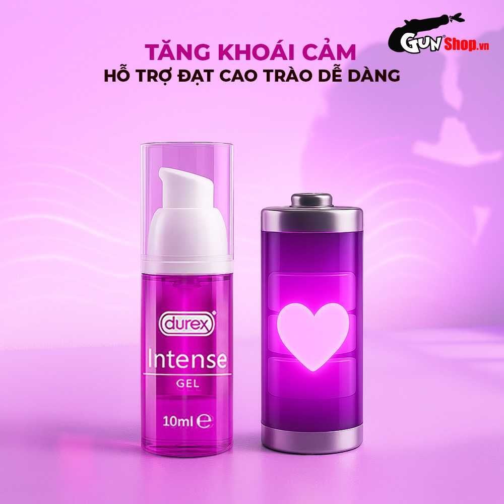 Gel bôi trơn se khít âm đạo và tăng khoái cảm nữ Durex Intense Orgasmic - Chai 10ml
