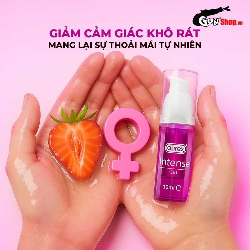 Gel bôi trơn se khít âm đạo và tăng khoái cảm nữ Durex Intense Orgasmic - Chai 10ml