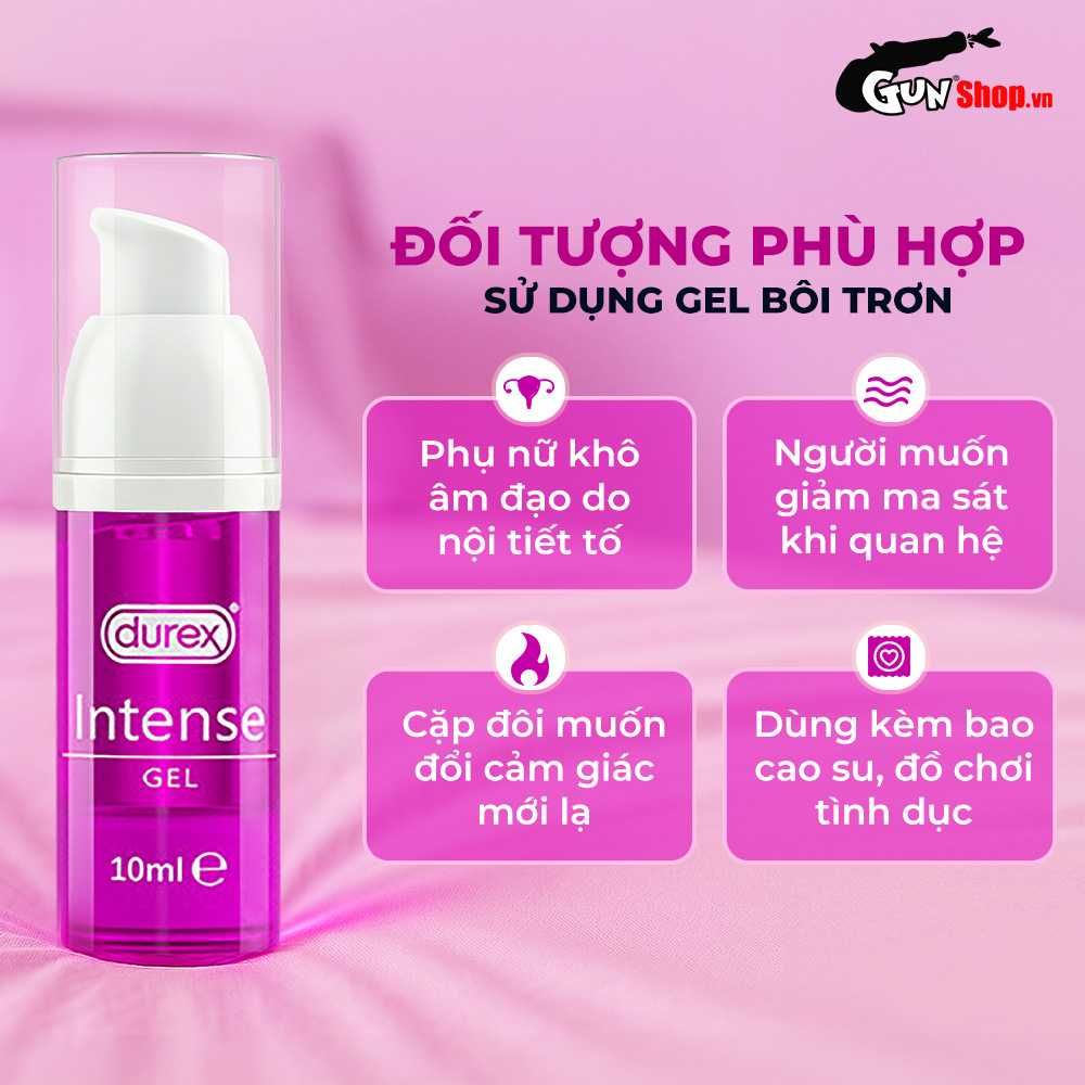 Gel bôi trơn se khít âm đạo và tăng khoái cảm nữ Durex Intense Orgasmic - Chai 10ml