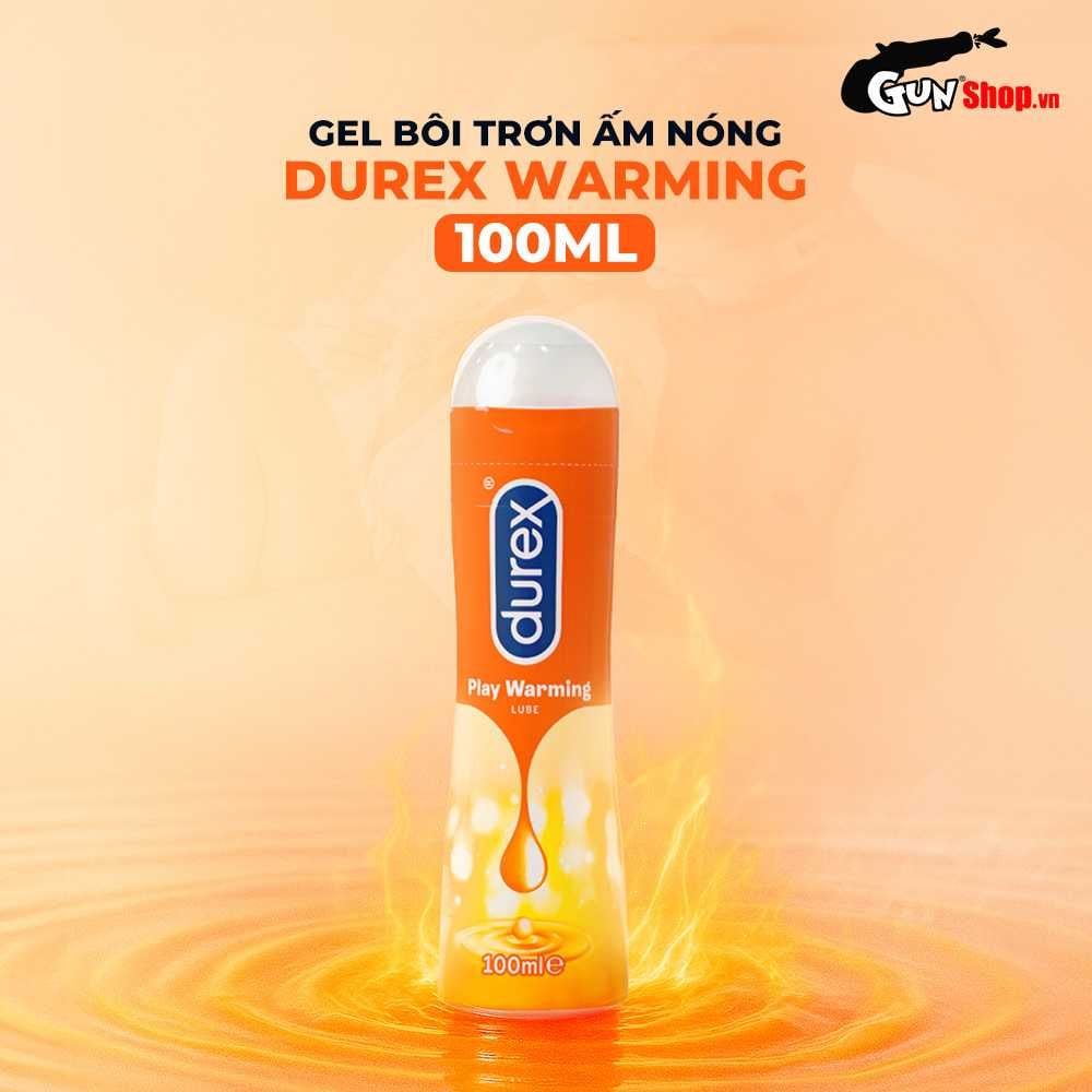 Gel bôi trơn ấm nóng Durex Warming - Chai 100ml