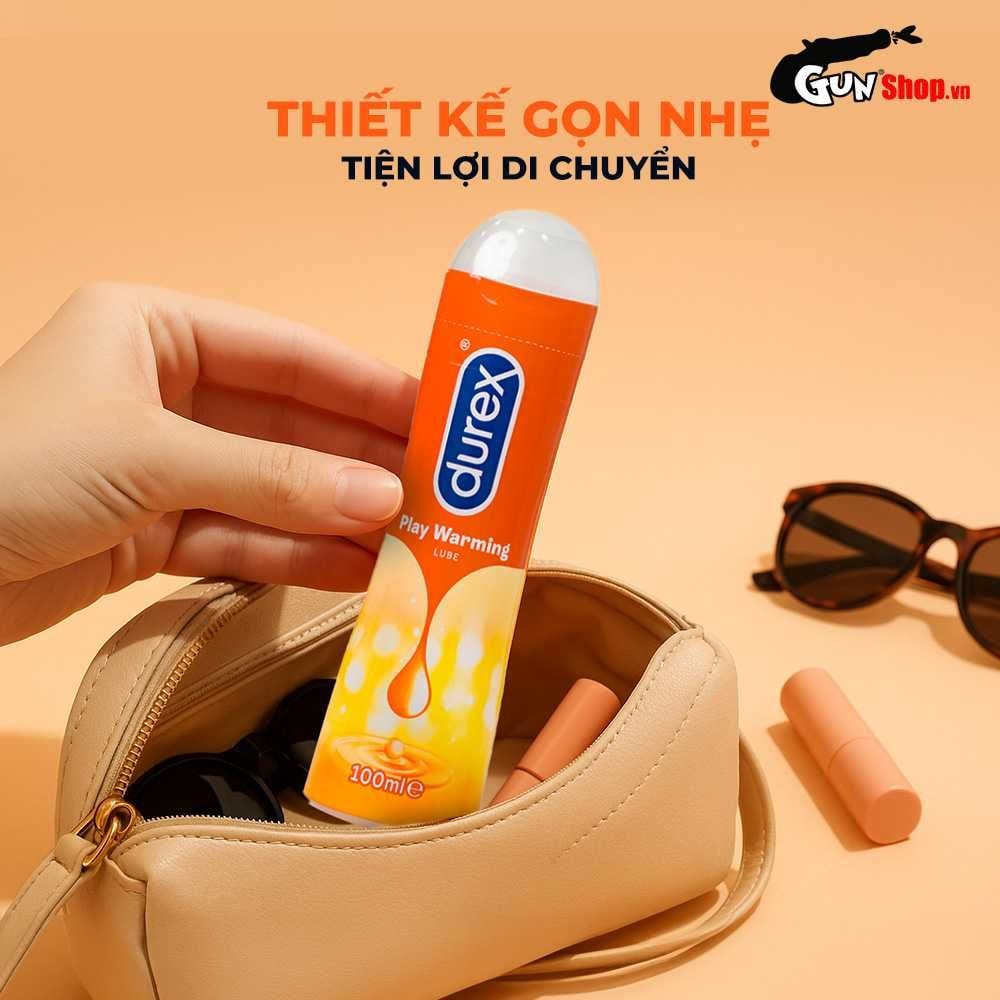 Gel bôi trơn ấm nóng Durex Warming - Chai 100ml