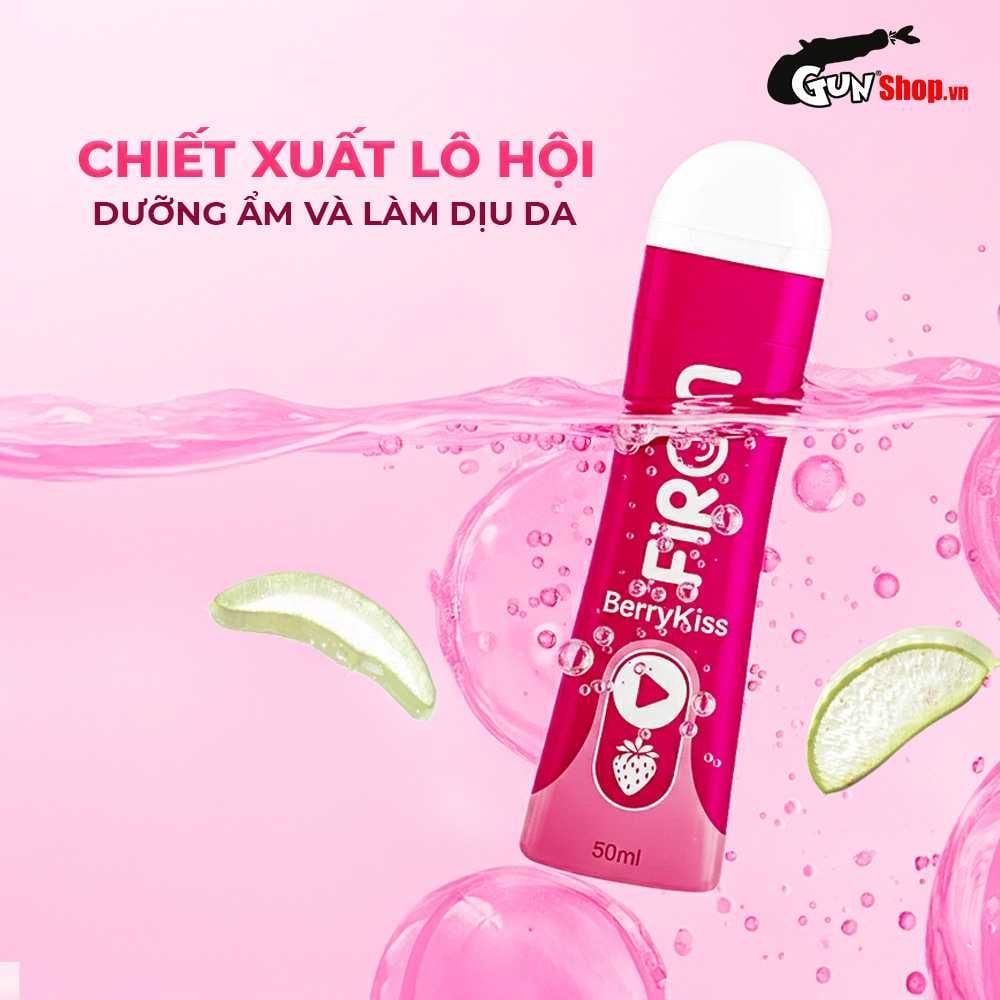 Gel bôi trơn hương dâu Firon Berry Kiss - Chai 50ml
