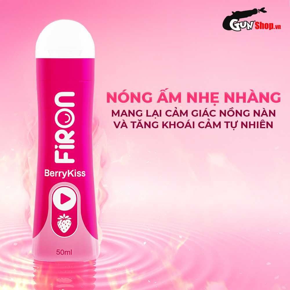 Gel bôi trơn hương dâu Firon Berry Kiss - Chai 50ml