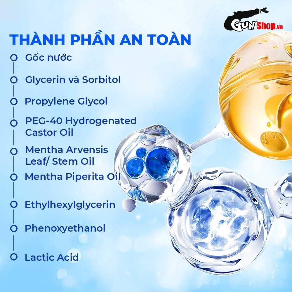 Gel bôi trơn bạc hà mát lạnh Firon Ice Fresh - Chai 50ml