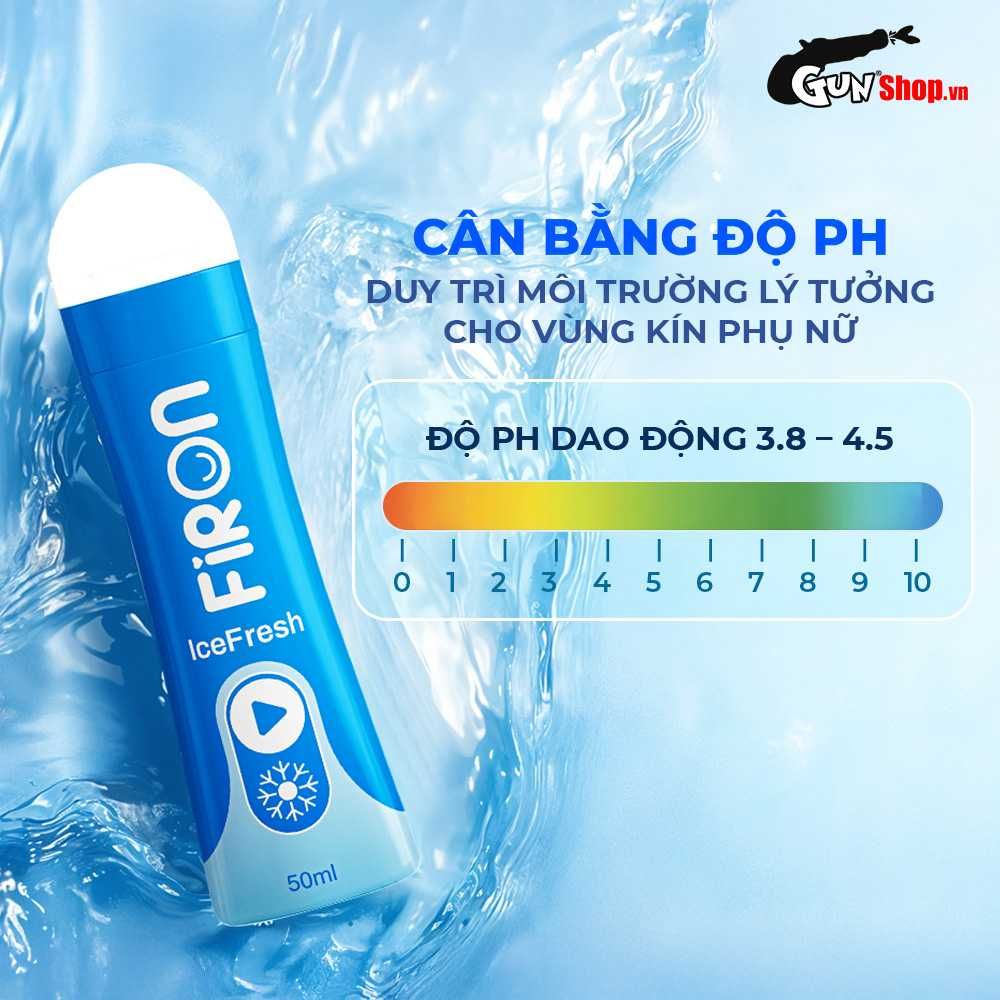 Gel bôi trơn bạc hà mát lạnh Firon Ice Fresh - Chai 50ml