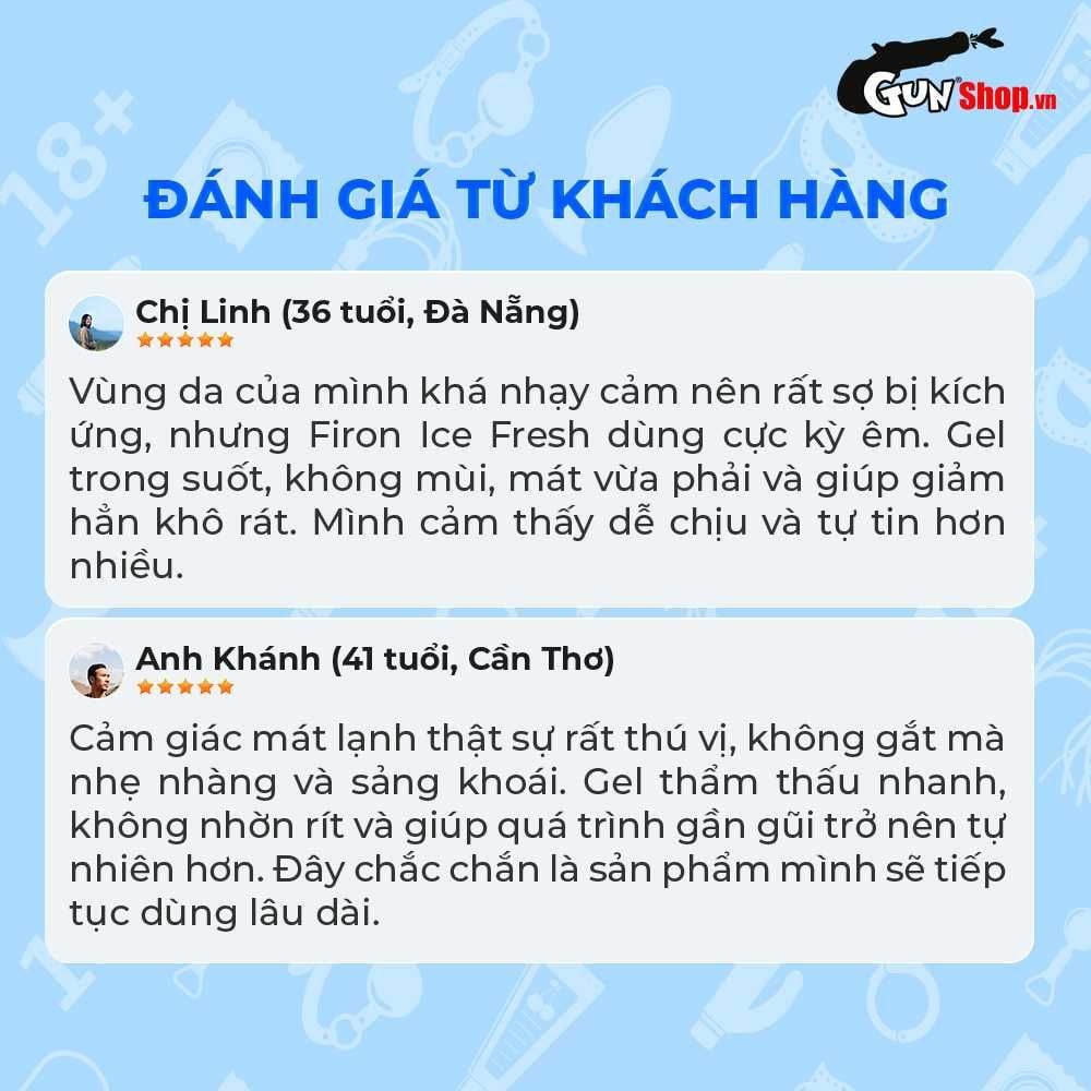 Gel bôi trơn bạc hà mát lạnh Firon Ice Fresh - Chai 50ml