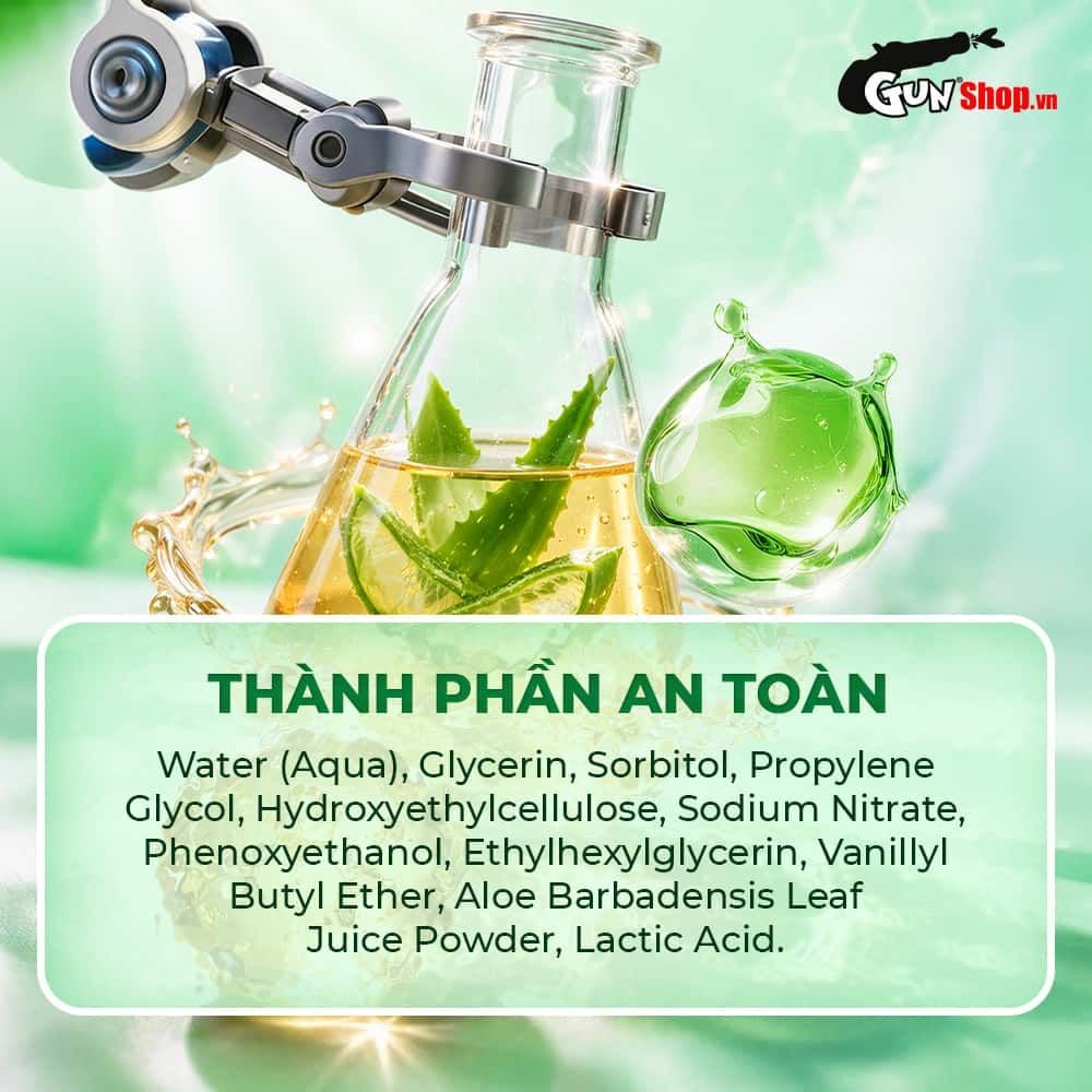 Gel bôi trơn Firon Sense Aqua - Se khít âm đạo và tăng khoái cảm nữ, tinh chất lô hội - Chai 50ml