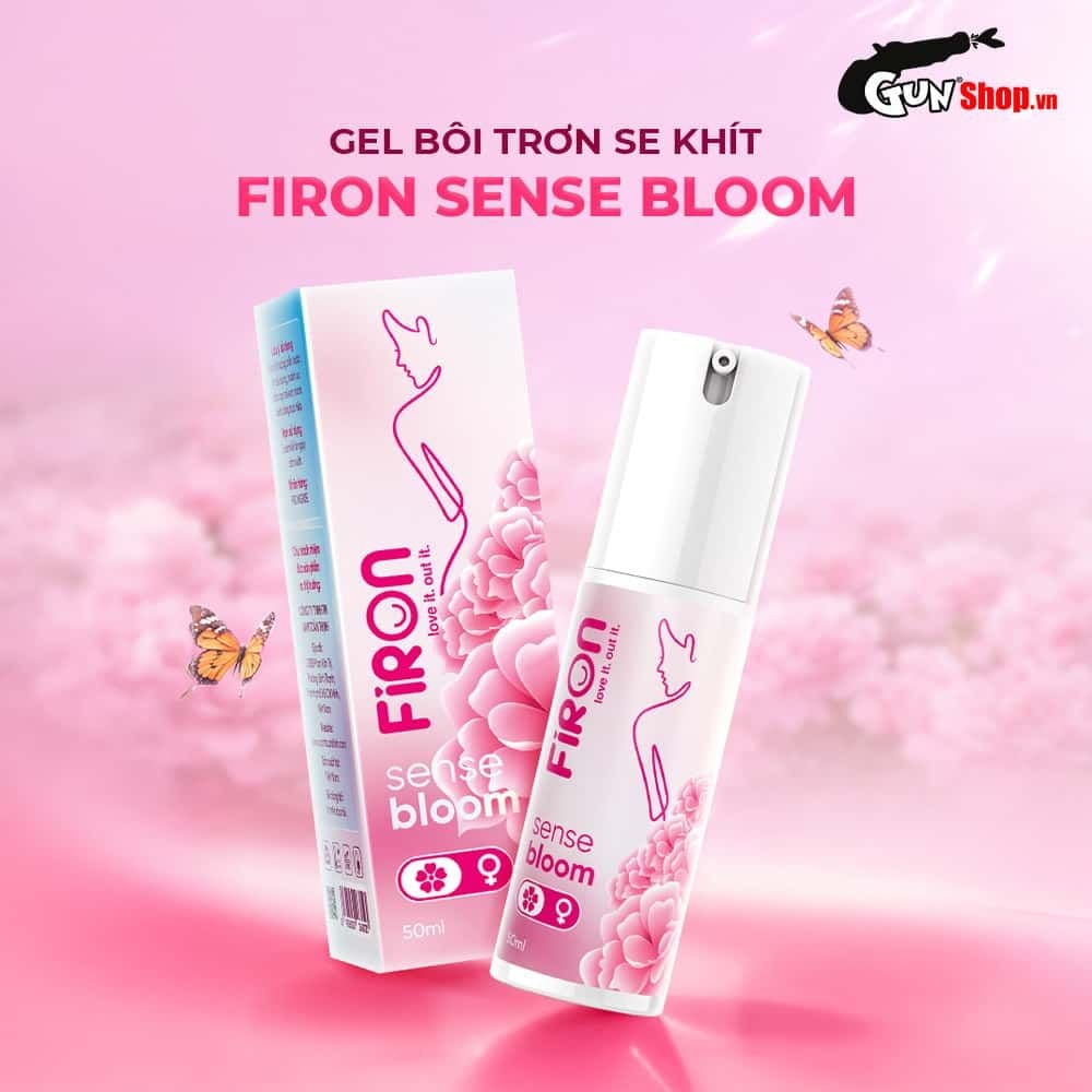 Gel bôi trơn Firon Sense Bloom - Se khít âm đạo và tăng khoái cảm nữ, hương nước hoa - Chai 50ml