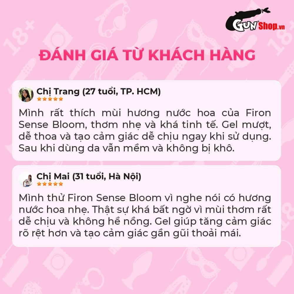 Gel bôi trơn Firon Sense Bloom - Se khít âm đạo và tăng khoái cảm nữ, hương nước hoa - Chai 50ml