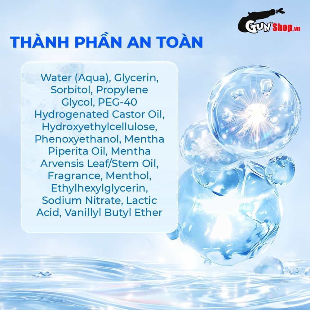Gel bôi trơn Firon Sense Frost - Se khít âm đạo và tăng khoái cảm nữ, bạc hà mát lạnh - Chai 50ml
