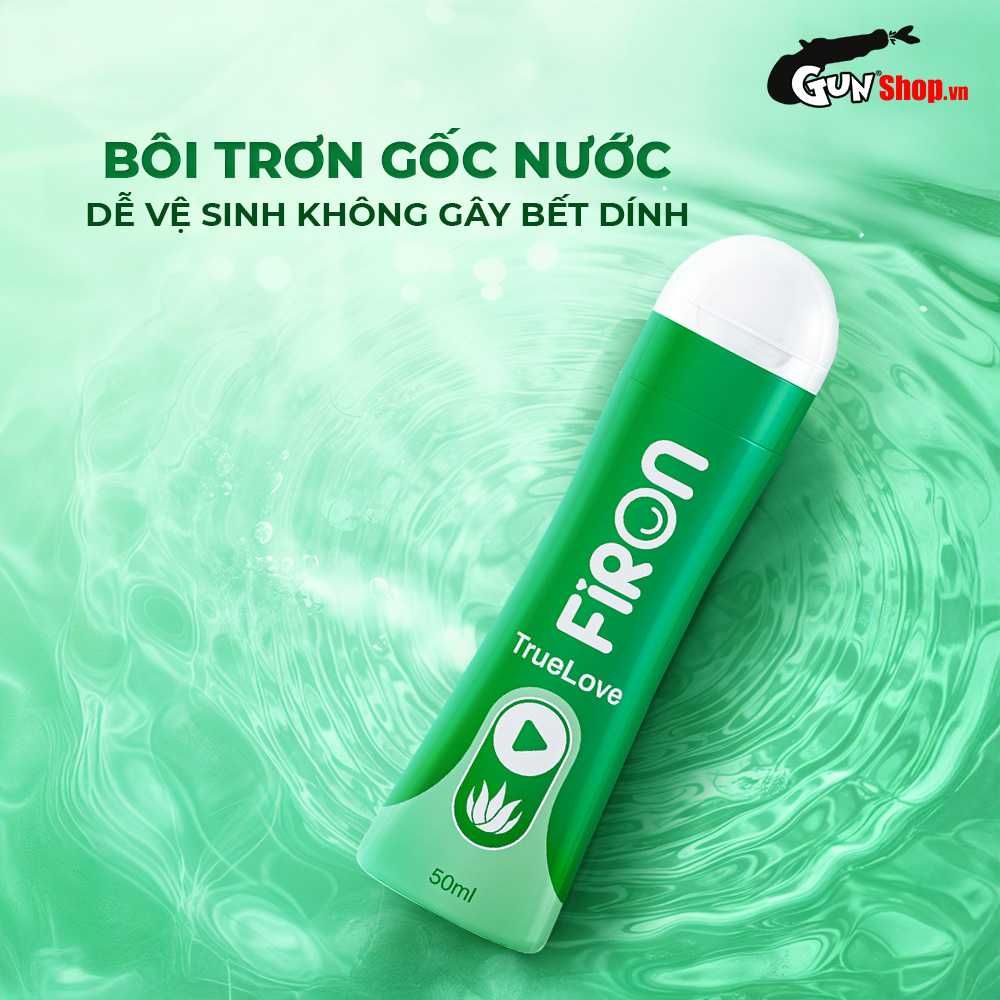 Gel bôi trơn tinh chất lô hội Firon True Love - Chai 50ml