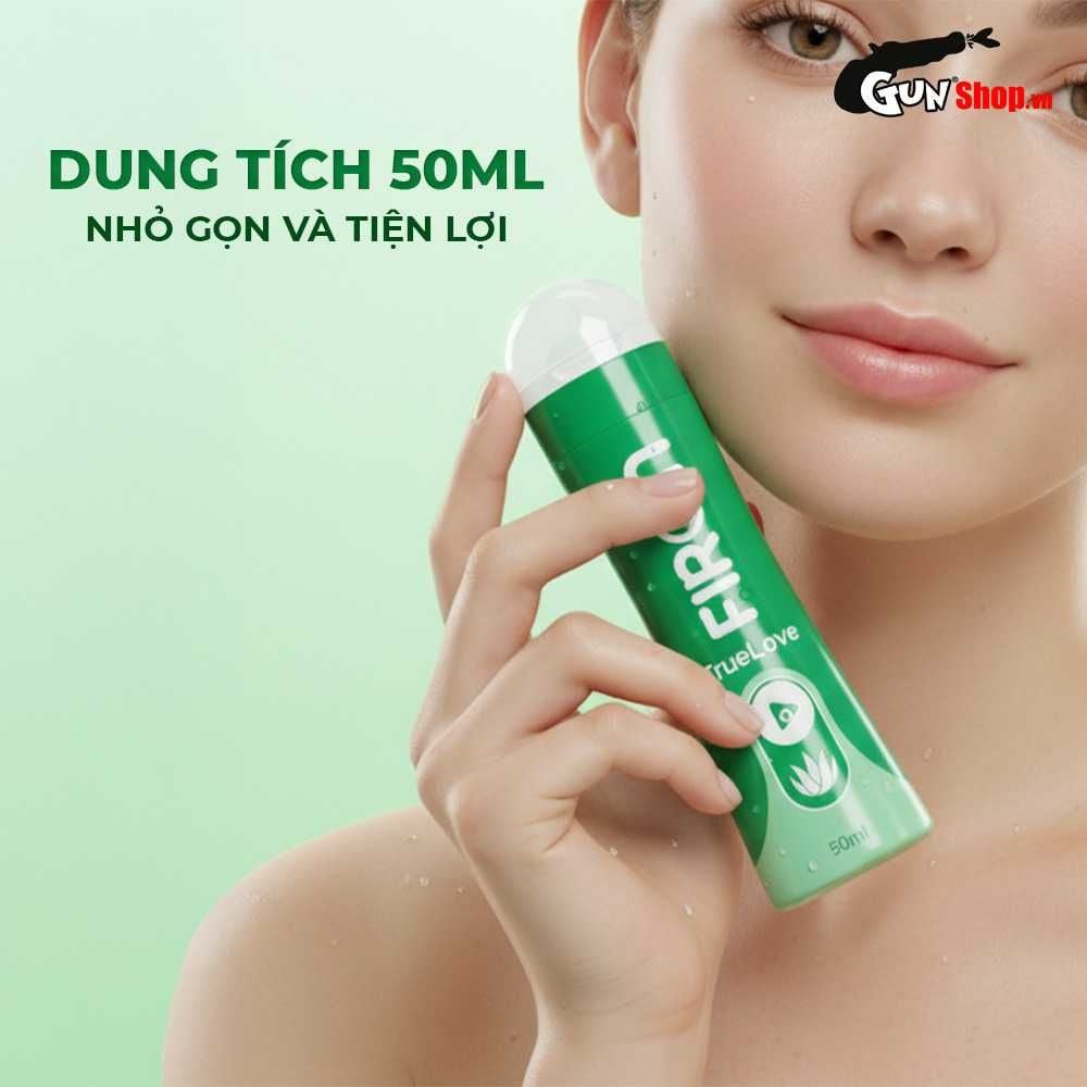 Gel bôi trơn tinh chất lô hội Firon True Love - Chai 50ml