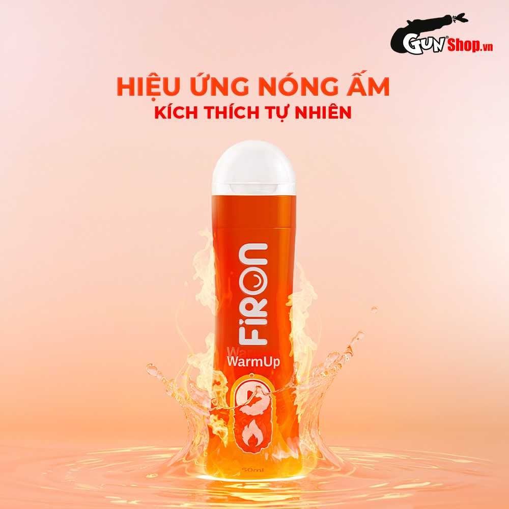 Gel bôi trơn ấm nóng Firon Warm Up - Chai 50ml