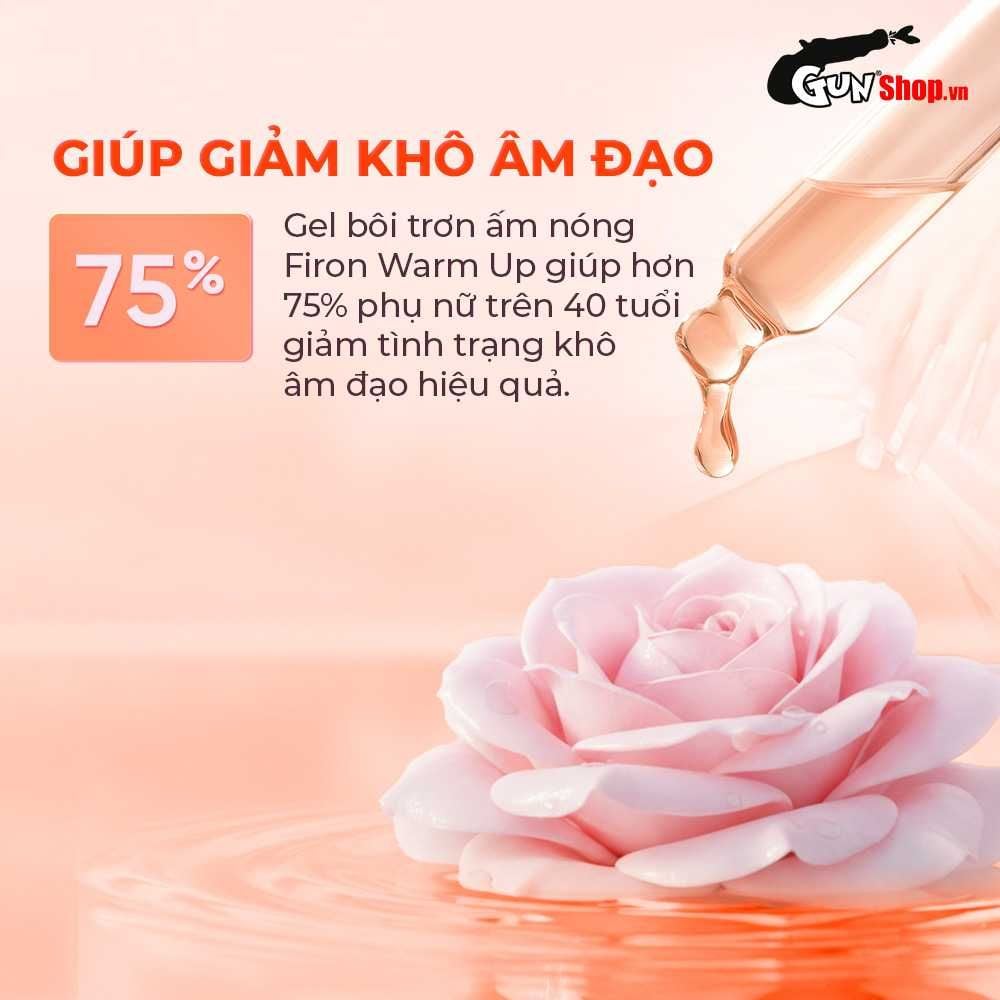 Gel bôi trơn ấm nóng Firon Warm Up - Chai 50ml