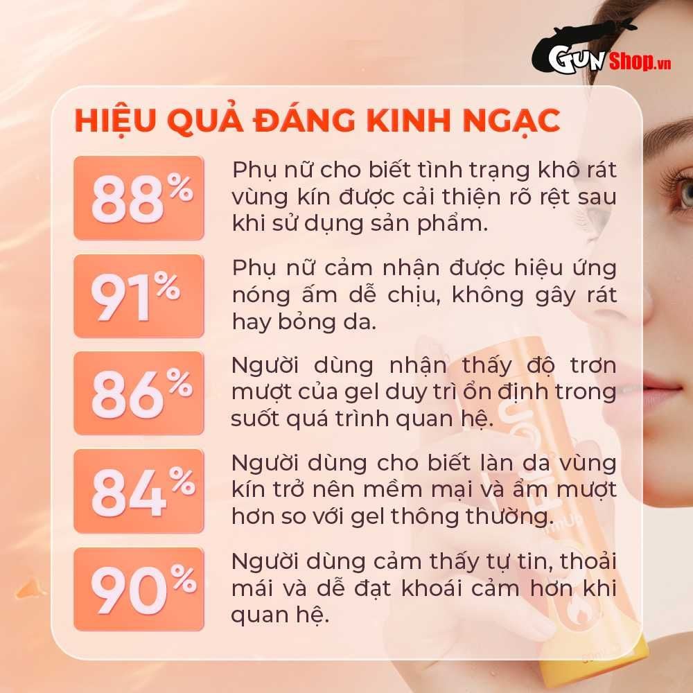 Gel bôi trơn ấm nóng Firon Warm Up - Chai 50ml