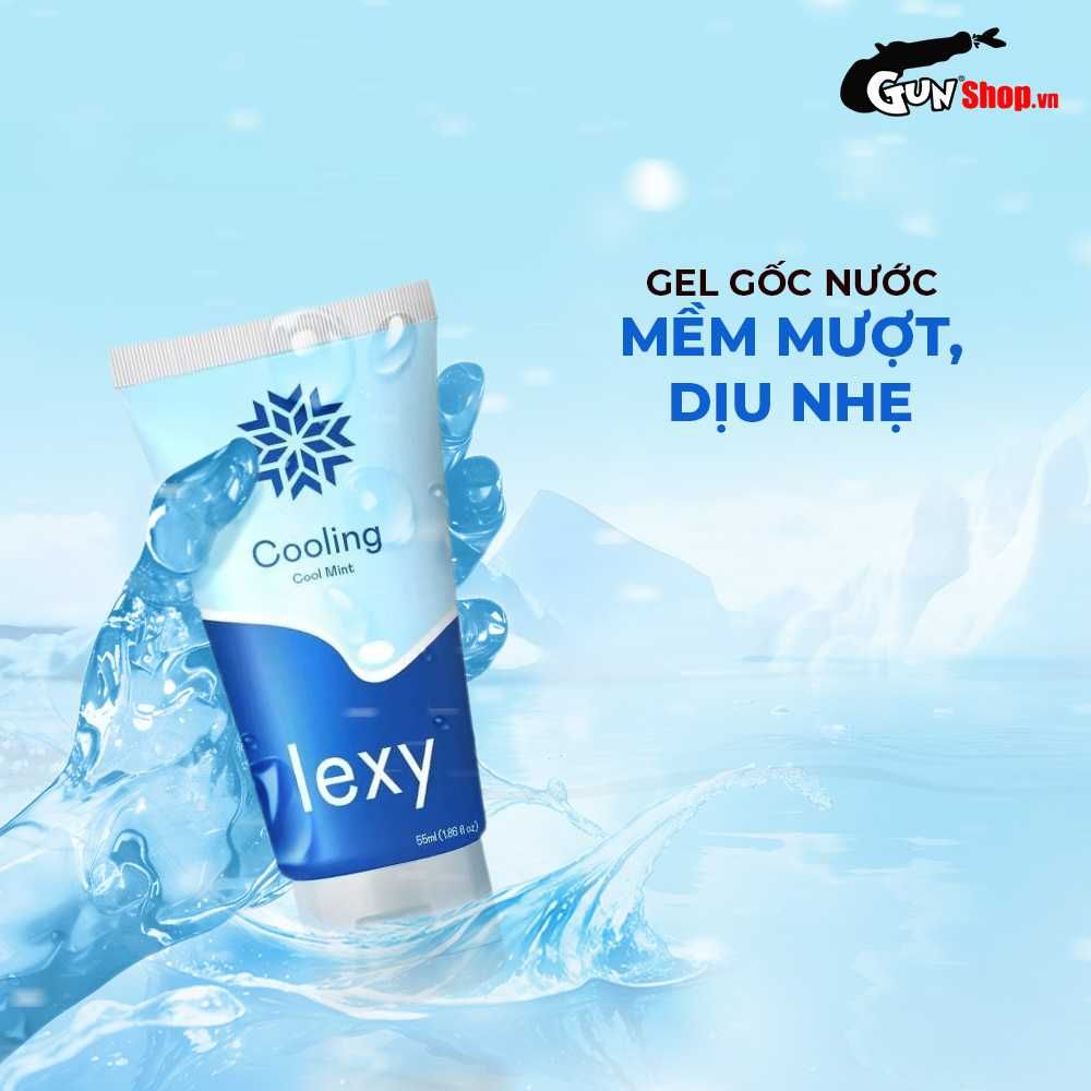 Gel bôi trơn bạc hà mát lạnh Lexy Cooling - Chai 55ml