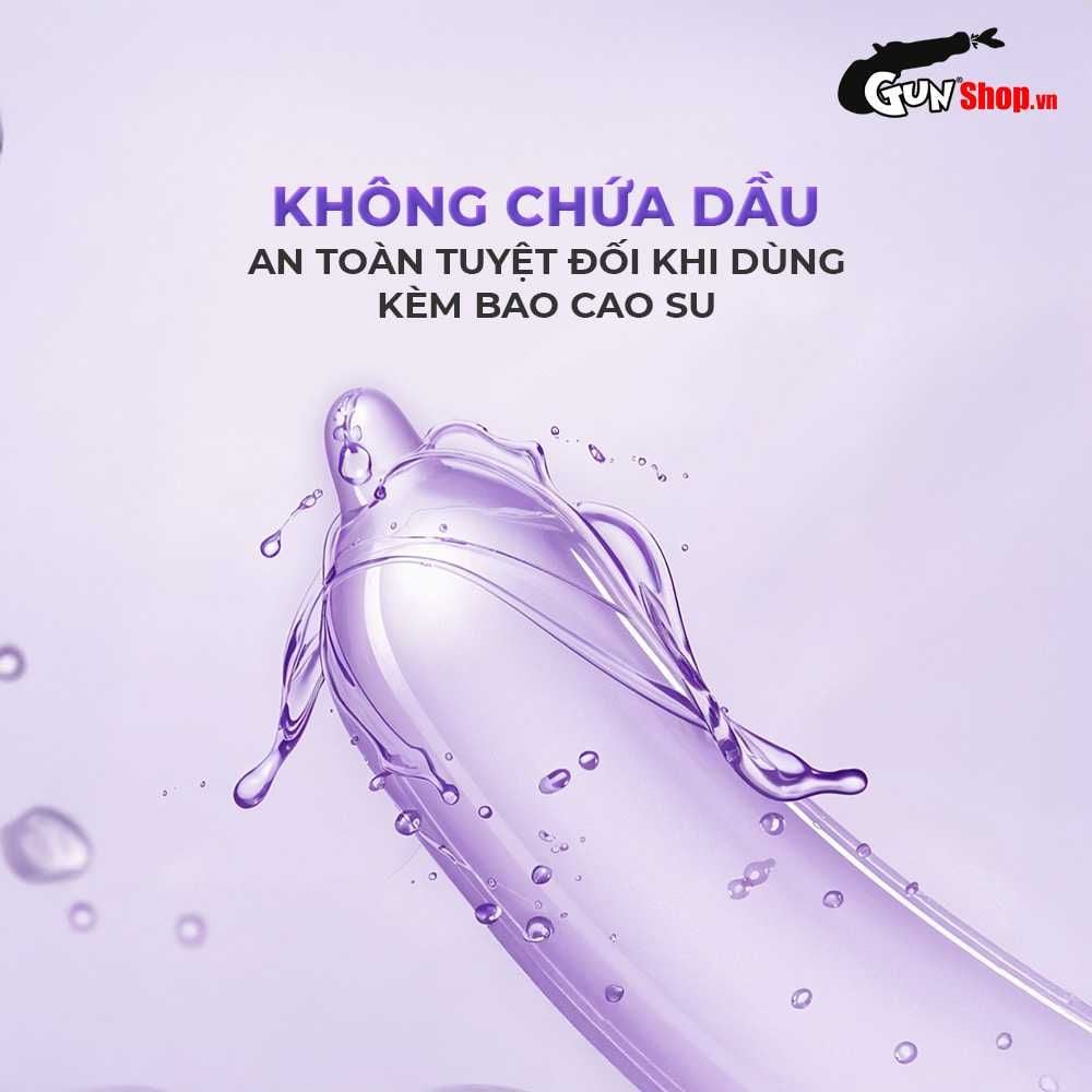 Gel bôi trơn massage hương camay Cokelife tím - Chai 100ml